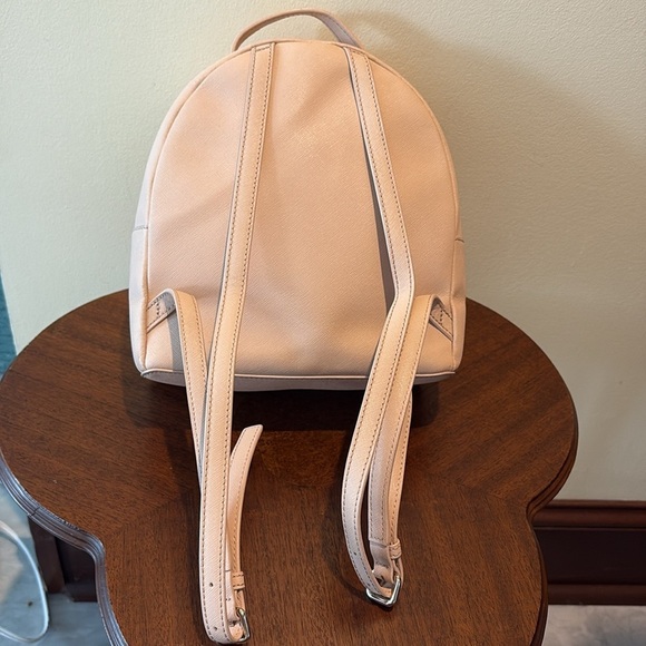 Kate Spade  jalapeño cactus appliqué backpack  Saffiano Leather beige red purple main image 9